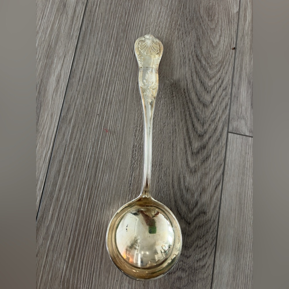 Silver plated serving spoon Made in Italy